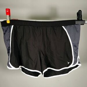 NWOT Old Navy Active Black Athletic Running Shorts with White Trim XXL